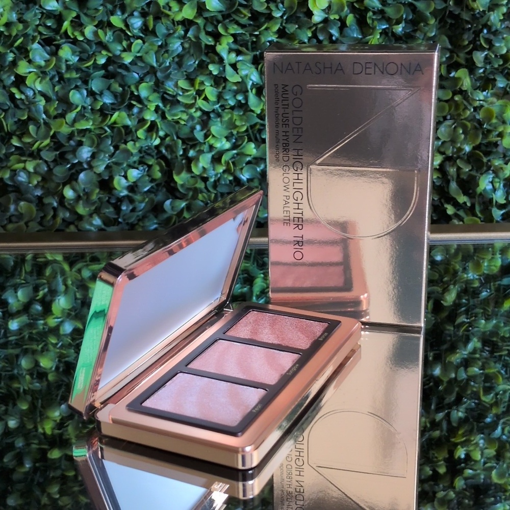 Natasha Denona GOLDEN Highlighter Trio | NEW | ND | Cheek Glow Palette